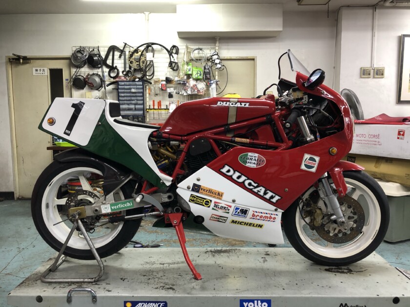 Ducati 750F1 ベルリッキフレーム、フェラッチ仕様車の検証 その1